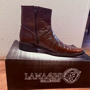 Monet Rich Brown Leather Boots